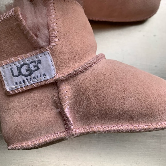 UGG pink suede Erin toddler booties - Picture 9 of 15